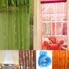 Lachepper Tropfenförmiger Perlenschnur-Türvorhang, Trennwand, Raumfenster, DIY-Quasten-Drape-Dekor