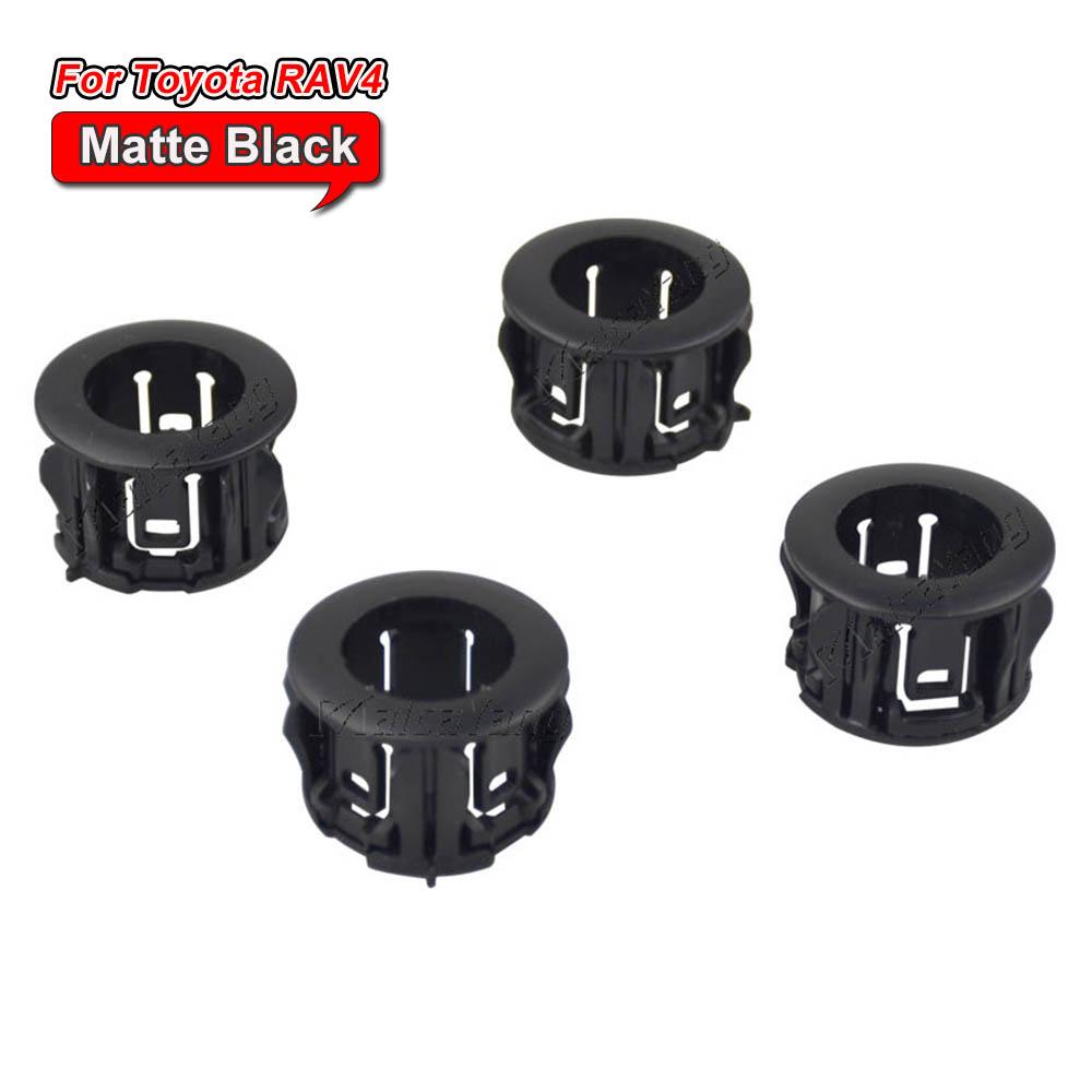 4PCS New High Quality PDC Parking Sensor For Toyota RAV4 2.5L L4 2017-2018 89341-42060 8934142060 Black Holder
