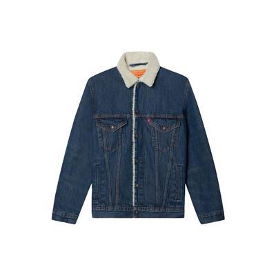Kurtka jeansowa Levis z podszewką ze sztucznego baranka Unisex Niebieska 79129-0013