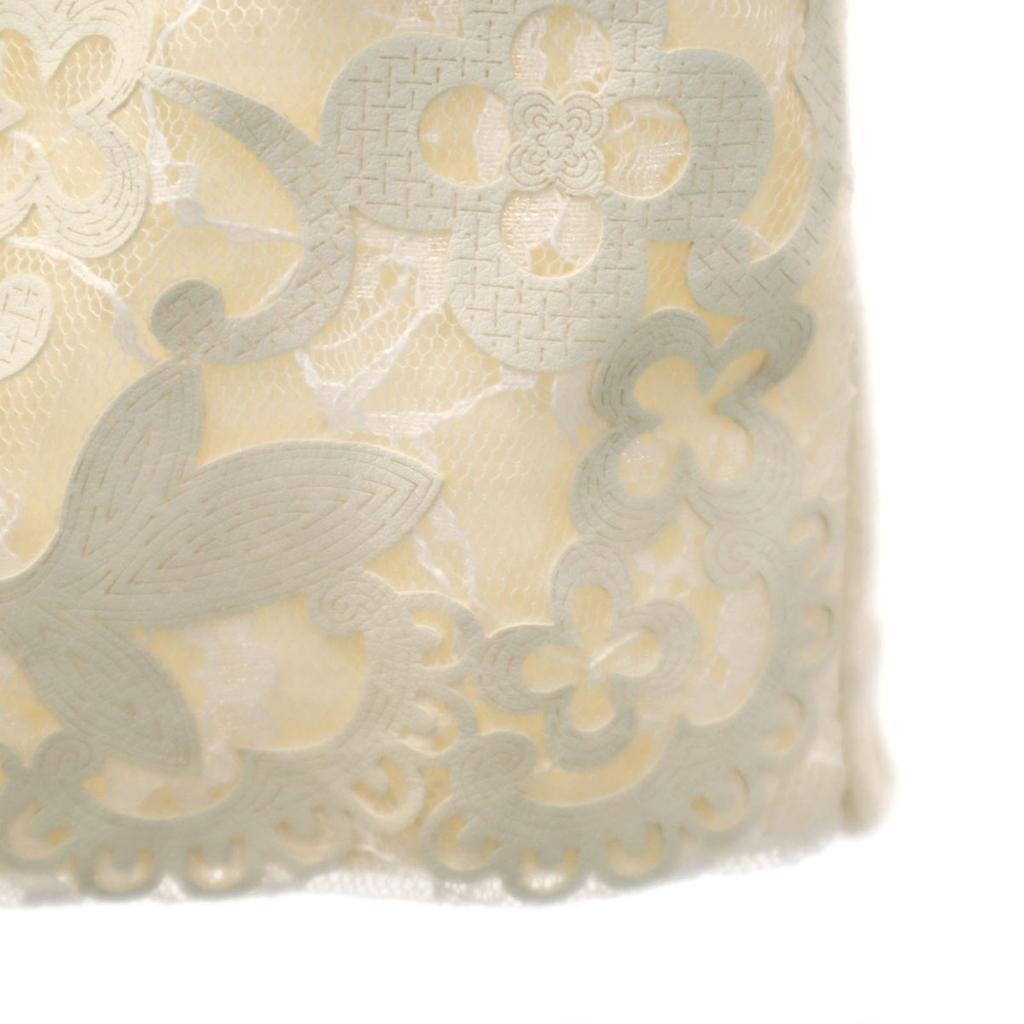 COURREGES Made In Japan Long Sleeve Race Switching Knit Cardigan 38 Ivory Women Used