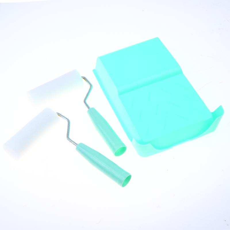 Durable Foam Paint Roller Sleeves Mini White Sponge Rollers For Art Painting Decorating Cleaning Diy Tools