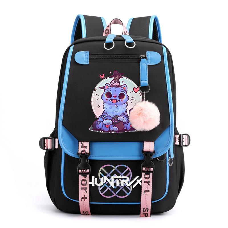 Witch Hunters Printed Korean Edition School Bag Academy Wind Large Capacity Junior High School Student Ridge Backpack