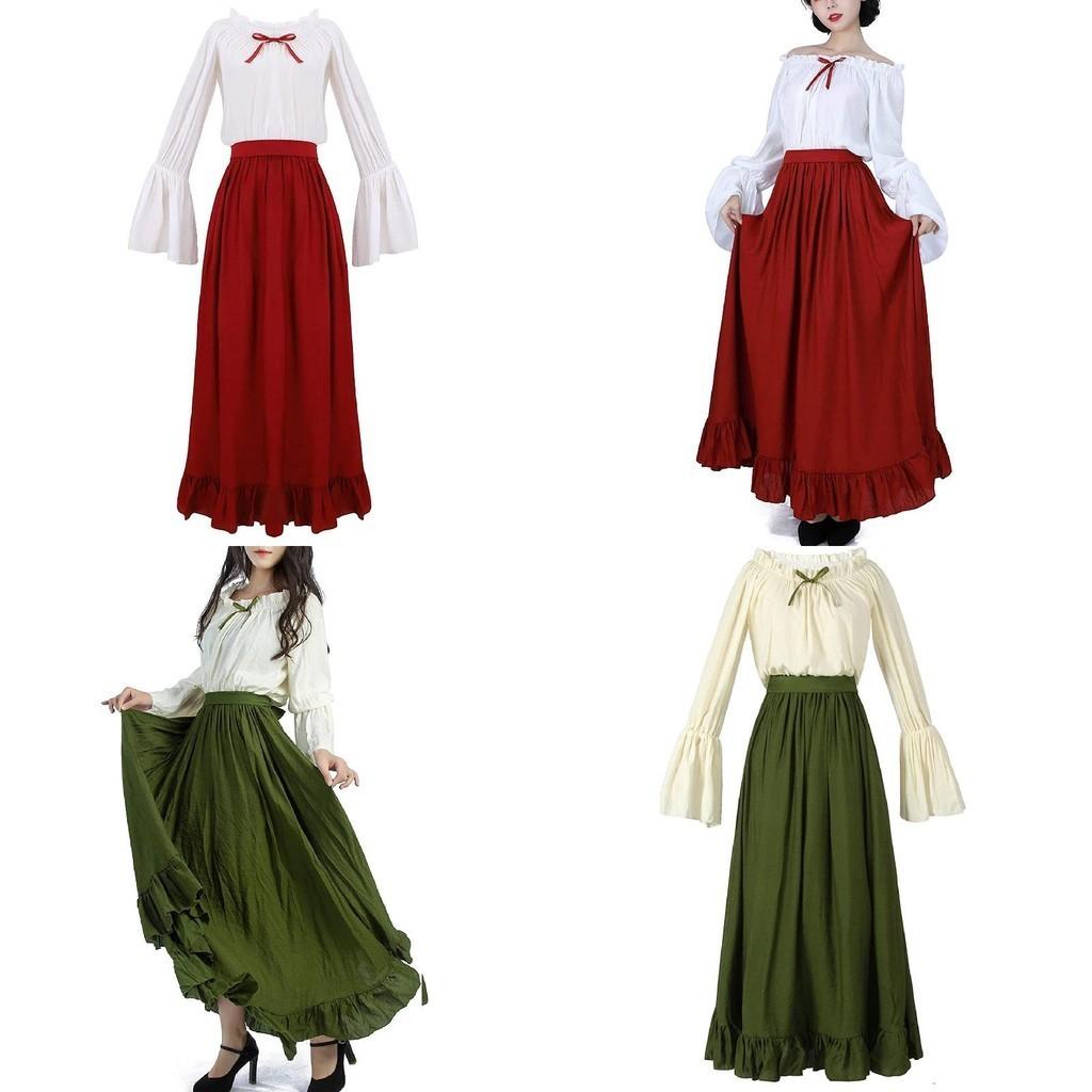 Ladies' Renaissance Period Costume Dress For Halloween Party Cosplay