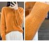 Autumn Women's Loose Fit Long Sleeve Pure Wool Cardigan Sweater