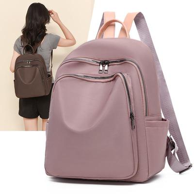 Women's Versatile Travel Backpack: Large-Capacity, High-End Casual Oxford Cloth Mommy Bag