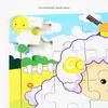 16-Piece Wooden 3D Puzzle Educational Toy for Infants & Toddlers Aged 6 Months to 3 Years, Boys & Girls