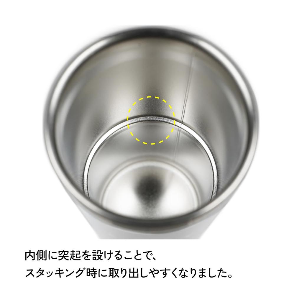STANLEY NEW Stackable Vacuum Vacuum Insulated Stainless Keeps Coffee Hot or Outdoor Dishwasher Warranty Japanese Pint, 0.35L, Ash, Tumbler, Steel,
