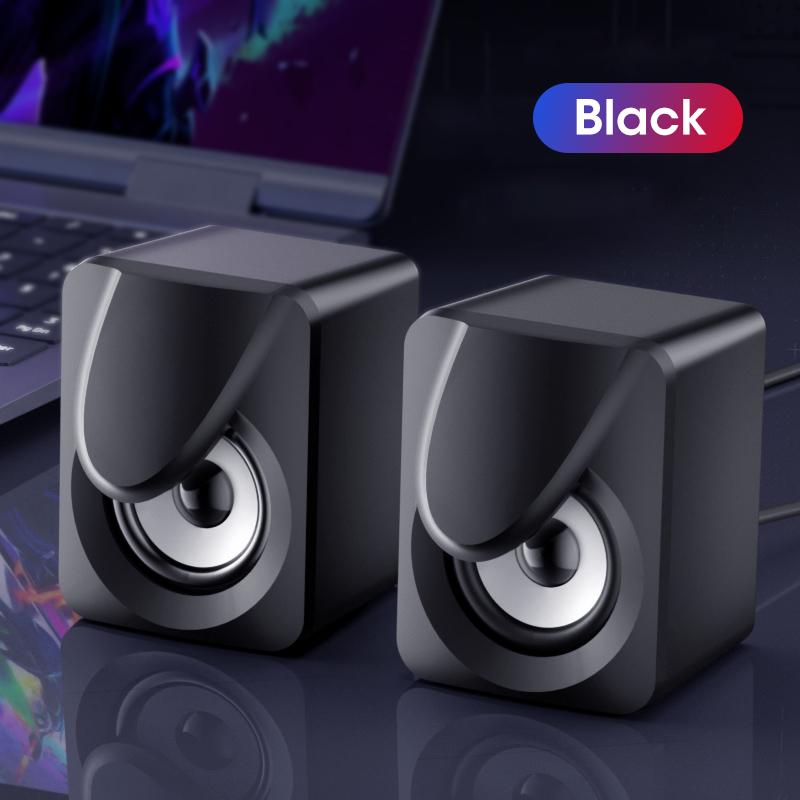 

Deep Bass USB Wired Computer Speaker Subwoofer for Laptop PC Audio Music Player No Bluetooth чорний