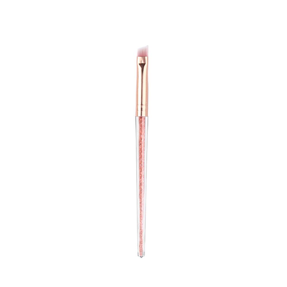 Set de pensule pentru fard de ochi pentru fard de obraz Inner Drill Crystal Pink Pensie de machiaj Punga de depozitare Pensula pentru fond de ten Instrumente de machiaj