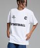 Cream Soda Lab C Logo Football Club White Short Sleeve Tee