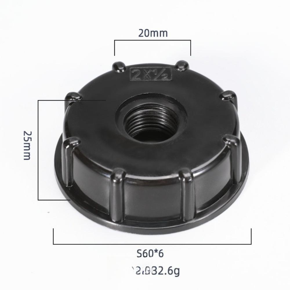 IBC Tank Adapter S60 X 1/2" 3/4' 1" 1.5 2" 63/75/80/100mm Thread Connector Ton Barrel Connect 1000 Liter IBC Tank Fitting