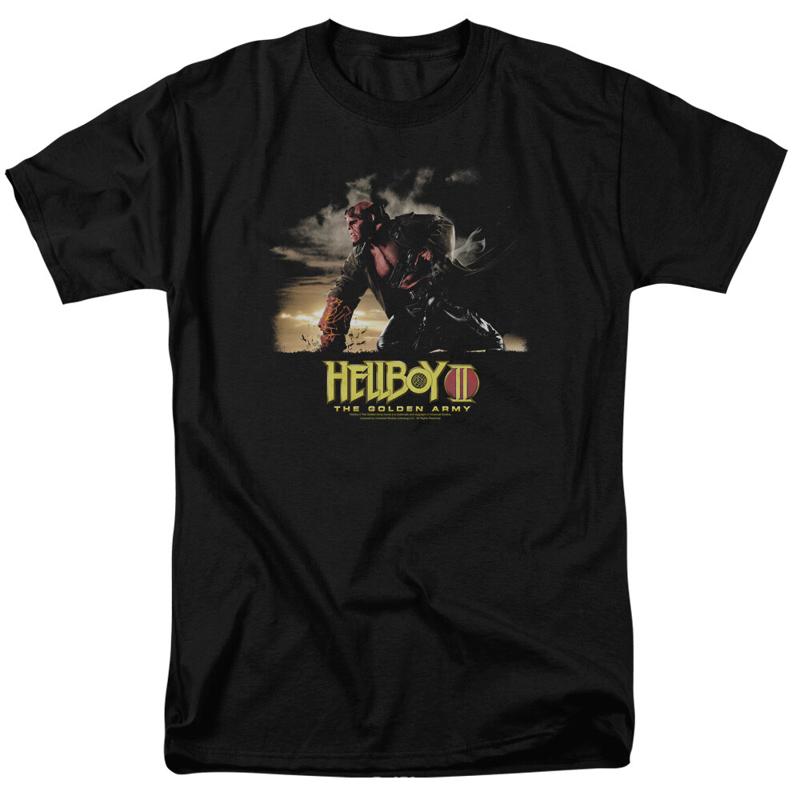 Hellboy 2 The Golden Army Poster Art T Shirt or Sleeveless Tank to 6X - Men s Summer Cotton Graphic Tee S разноцветный