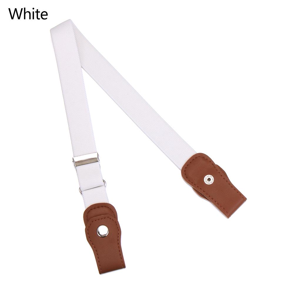 

Kids Heart Buckle-Free Elastic Belt Adjustable Stretch Canvas Belt Boys Girls Casual Jeans Pants Dresses Children Belts білий