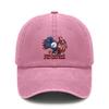 [Patriotic Baseball Cap] 250Th Anniversary USA Eagle Print Adjustable Hat Polyester Breathable Vintage Washed Casual Outdoor Sports Unisex For July