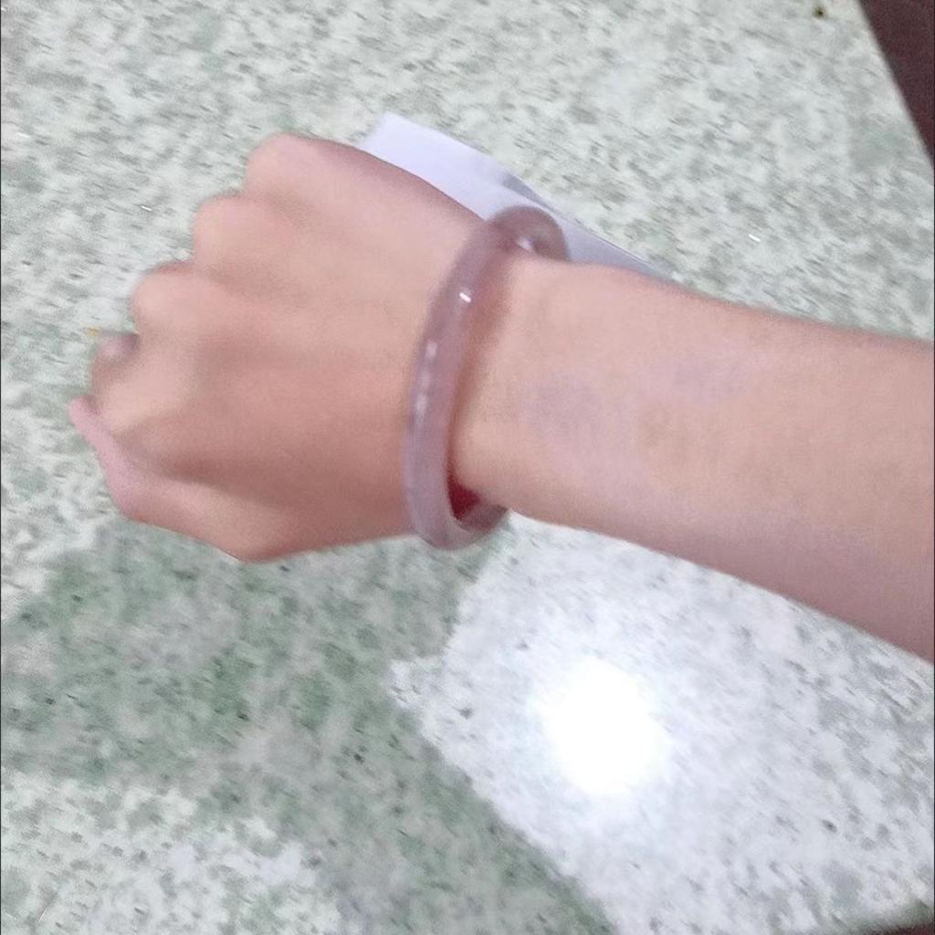 Thick round bracelet jingle bracelet glass imitation jade ancient style accessories forbidden girlfriend Xiaohongshu same style recommended 