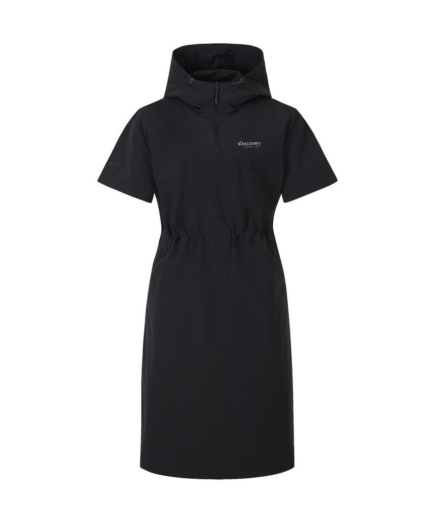 DISCOVERY EXPEDITION Women'S Freshvent Hooded Woven Dress (Black)