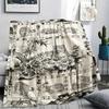 Snow Leopard Animal Print Flannel Blanket, High quality Comfortable for All Seasons, Home Decor, Warmth and Comfort, Perfect for Christmas Gifts116