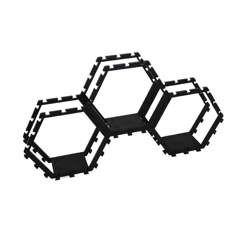 

3 Grids Display Shelf For Figures Model Building Blocks Figure Toys Wall-Mounted Floating Collectibles Stands E