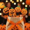 Student Ballpoint Pen Halloween Pumpkin Gel Ink Pen, 0.7mm Rollerball with Plush Pumpkin, Writing Pens Novelty Black for Party Favors, Gift