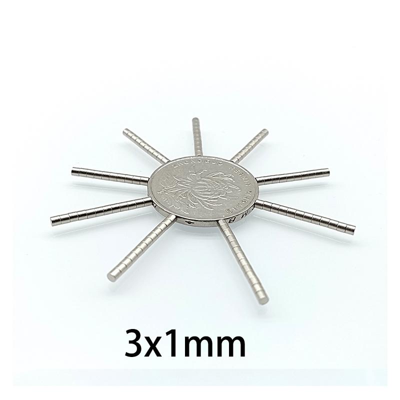 

50/100pcs Micro & Small Magnets Set: 3x1mm & 8x1mm Disc Magnets for Precision Repair, DIY Crafts, Models, Office