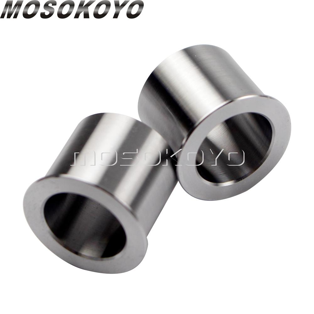 For Harley Wheel Bearing Reducers 1" To 3/4" Axle Reducer Spacer Kit for Sportster Touring Softail Dyna with 1" Sealed Bearings