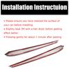 Gloss Carbon Fiber Inner Door Panel Strip Trim Cover for Tesla Model 3 Y 21-23