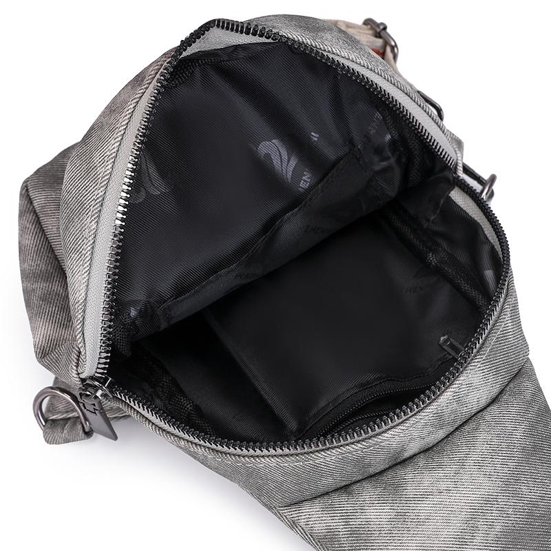 Wide Shoulder Strap Chest Bag Single Shoulder Bag Crossbody Bag Women's Bag