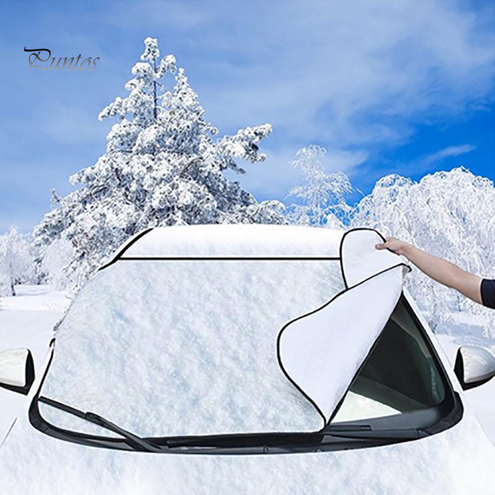 Puntos Car Auto Snow Ice Protector Vizor Parasolar Fornt Acoperire Parbriz Spate Scuturi