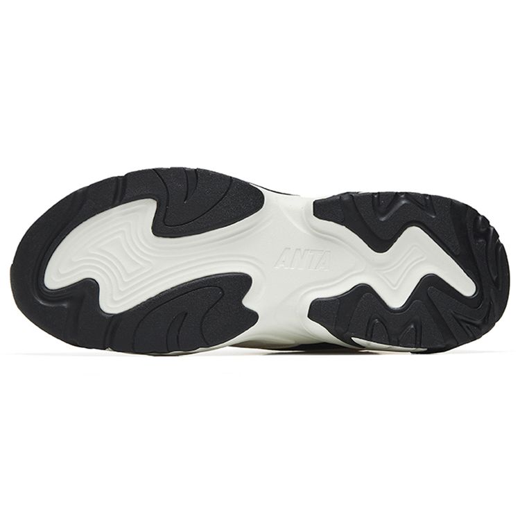 Anta Low Top Sports Casual Shoes Women sneaker Black White 122248887-4