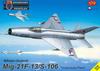 KP Model Aero Vodochody Factory Production Plastic Model Kit KPM0502 1/72 MiG-21F-13 S-106 (Airplane)