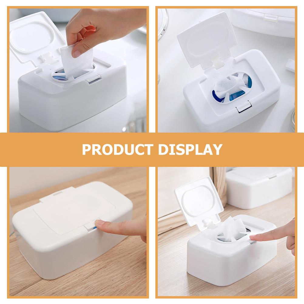 Wipes Dispenser Wipe Holder Portable Refillable Wipe Container Napkin Wipes Fresh Case Tissue Boxes  Storage Box Container