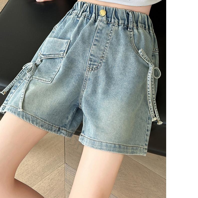Mädchen Denim Shorts Sommer Kinder Dünne Jeans Vielseitige Sommerhosen