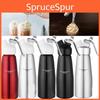 Premium Stainless Steel Cream Whipper Siphon Bottle For Coffee Decoration And Topping 500ml And 1000ml