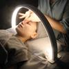 Beauty Salon U-shaped LED Desk Lamp Semi Monthly Lighting Fixture Eye Protection Tricolor Dimming Beauty Nail Supplement Light