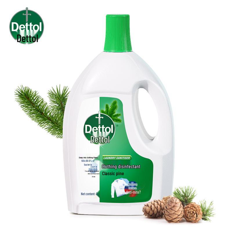 Dettol Mite Removal Disinfection Liquid, 3L - For Laundry Use, Not Detergent