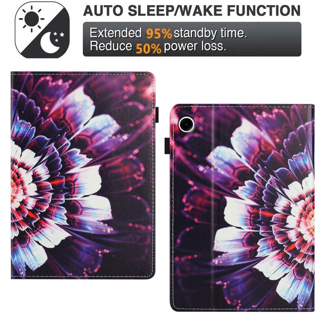 For Samsung Galaxy Tab A8 10.5 (2022)/(2021) Case Pattern Leather Tablet Cover with Auto Sleep/Wake,Card Holder