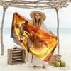 Flame Passion Beach Towel Quick-Dry Soft Microfiber Comfortable Lightweight Suitable for Sports, Travel, Swimming, Yoga, Bathroom, Beach, And Pool