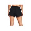 Under Armour Loose Fit Elastic Pattern Printed Straight Leg Sports Shorts Women shorts Black 1382438-001