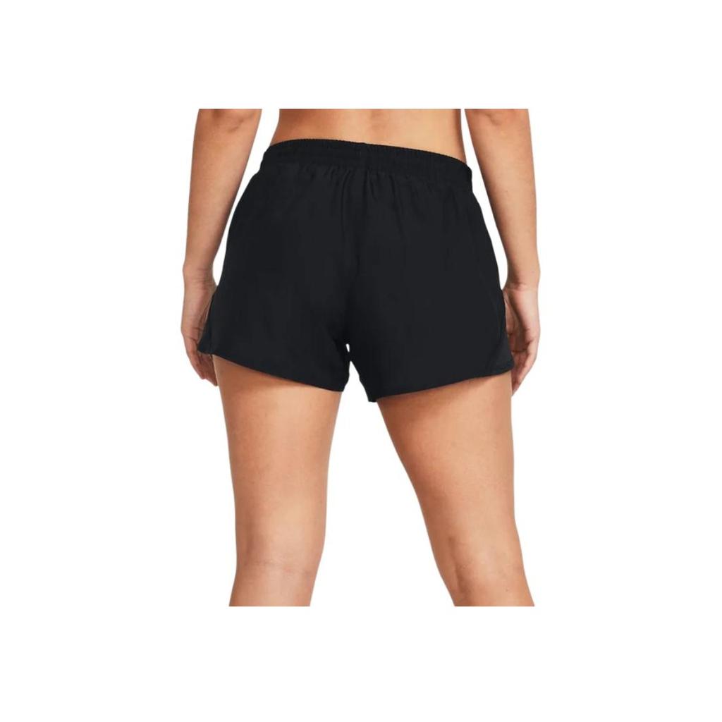 Under Armour Loose Fit Elastic Pattern Printed Straight Leg Sports Shorts Women shorts Black 1382438-001
