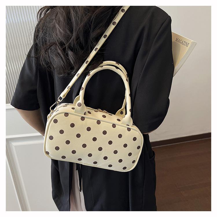 2026 Korean Style Polka Dot Handbag – Trendy, Sweet, High-Value Crossbody & Shoulder Bag