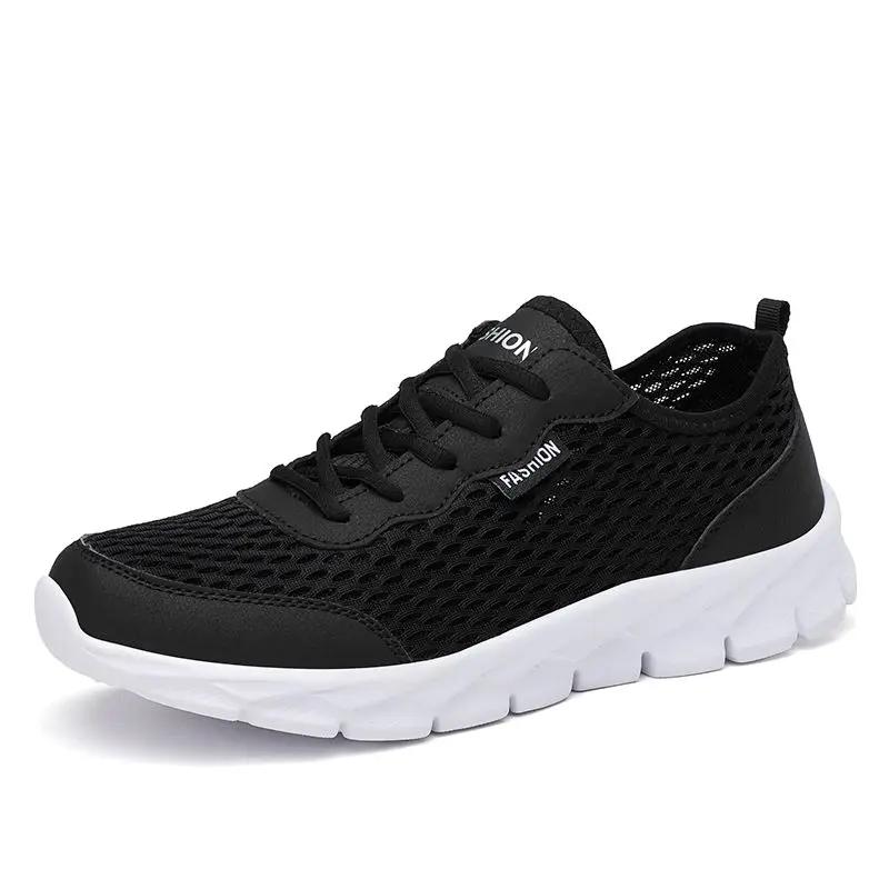 Fashion Running Male Sports Shoes Mesh Upper Low-Top Outdoor Cheap Liquidation Size 9 All Brands Breathable Korean Men's Casual Sneakers