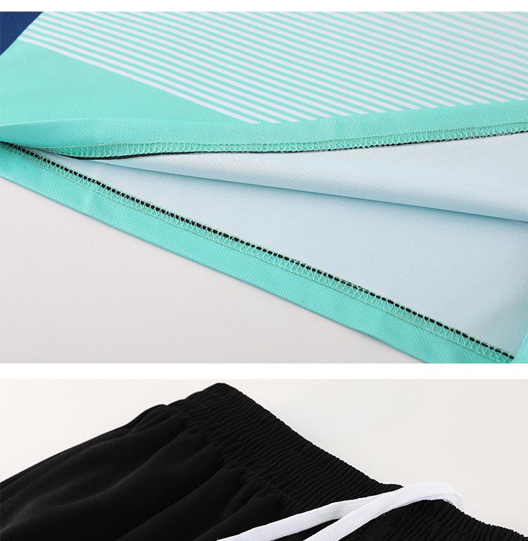 Men's & Women's Quick-Dry Volleyball Team Uniform Set - Short-Sleeve, Custom Printing Available