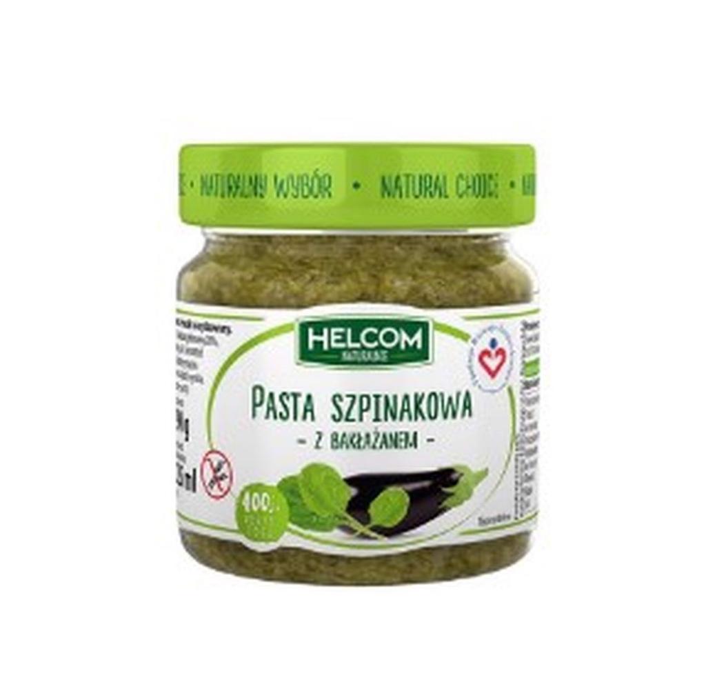 Helcom Pasta Szpinakowa Z Bakłażanem 190G