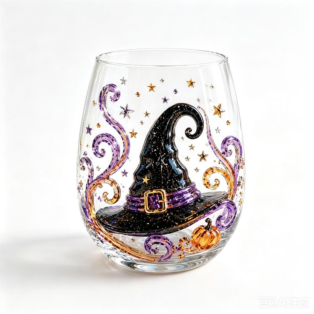 Halloween Glassware Decorative Glass for Seasonal Home Decor