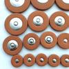 E Alto Saxophone Tampo Pad 25 Piece Set Leather Saxophone Parts Replacement Repair Care Wind Instrument