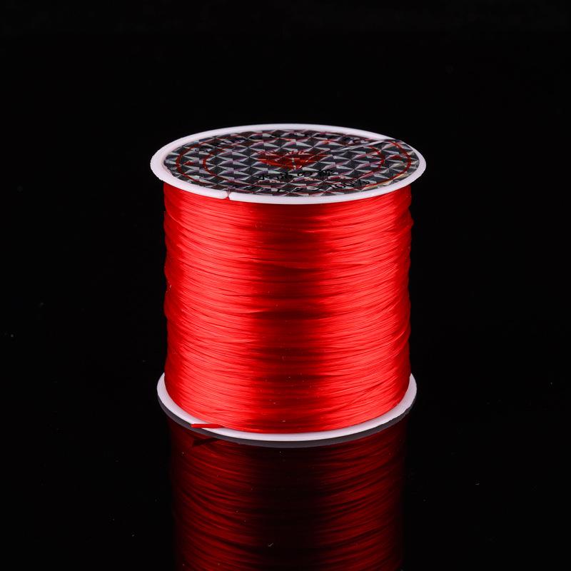 Fil Plat en Cristal Élastique pour Perles DIY et Création de Bracelets