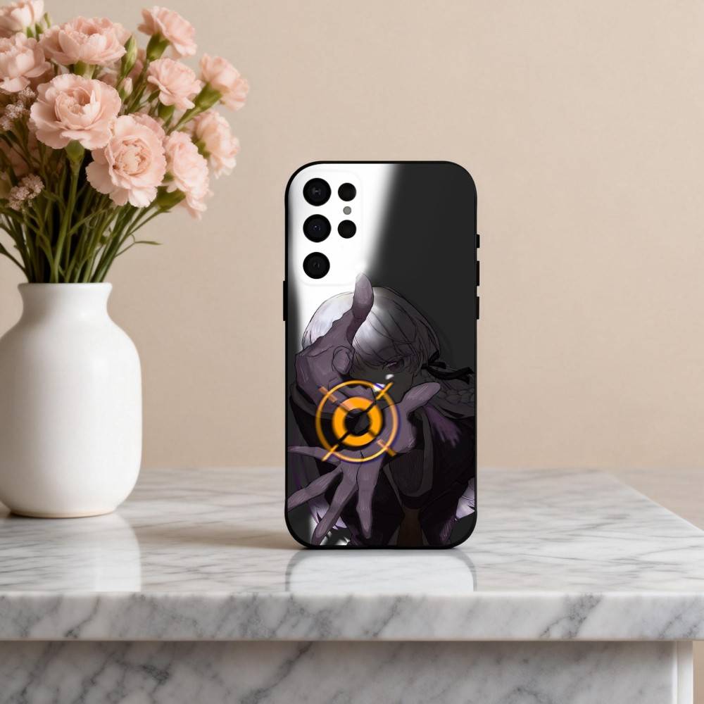 K-Kyoko K-Kirigiri Danganronpa Cute Phone Case For Samsung S25,S24,S21,S22,S23,S30,Ultra,S20,Plus,Others Soft Black Case