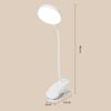 Table Lamp USB Rechargeable Desk Lamp With Clip Bed Reading Book Night Light LED Touch 3 Modes Dimming Eye Protection Light