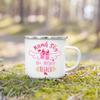 Creative Coffee Cups Best Mom In The Word Spanish Print Mug Camping Handle Mugs Handle Enamel Cup Festive Birthday Gifts for Mom