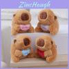 Adorable Capybara Plush Keychain Soft Toy Cuddly Animal Figure For Kids